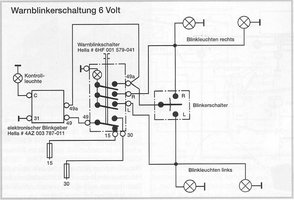 Treckergarage :: Anschlussplan Warnblinkschalter BOSCH für