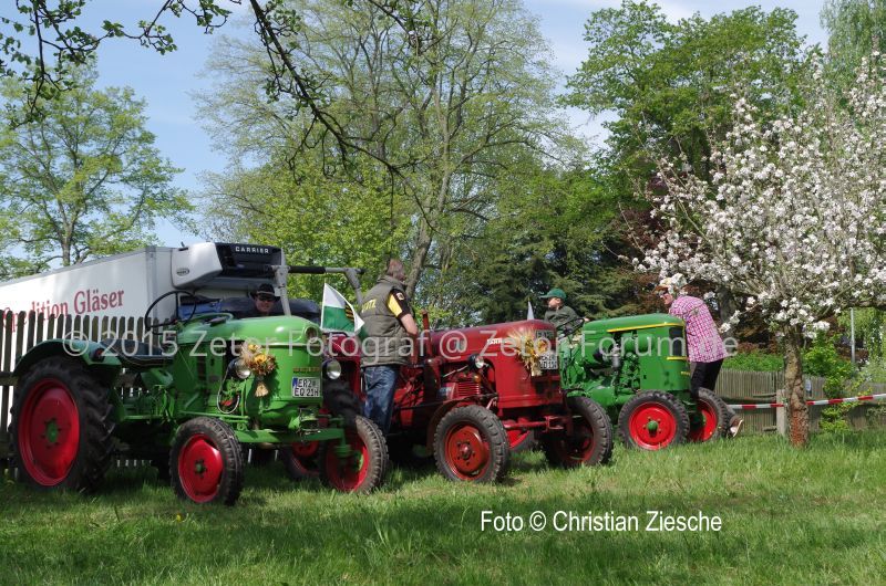 Im Schleppergarten standen neben Fendt, MAN und Stock auch diese Deutz und der Fahr